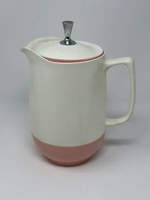 Mid Century VACRON Pink White Pitcher Vacuum Server Bopp Decker USA • $12