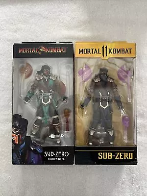 Lot Of 2 McFarlane Mortal Kombat 11 Sub-Zero 7  (Purple) & Frozen Over Figures • $45.99