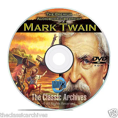 Mark Twain - 100 Audiobooks Collection Classic Literature Huck Finn ++ DVD B74 • $7.99