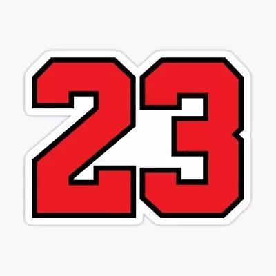 Michael Jordan 23 Vinyl 3  Sticker • $4.25