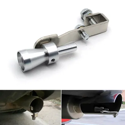 $5.10 • Buy 18mm Auto Blow Off Valve Noise Turbo Sound Whistle Simulator Muffler Tip Exhaust