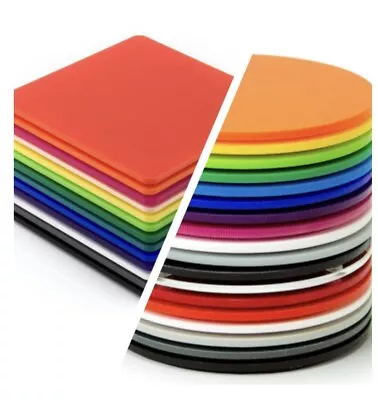 Acrylic Coasters Square Or Round Kitchen Table Laser Cut Dining • £1.99