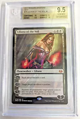 MTG Liliana Of The Veil GRADED 9.5 • $149.99