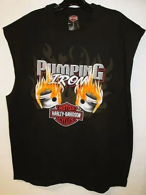 Harley Davidson Men's Pumping Iron Muscle Tee Sleeveless [new] • $17.99