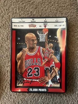 Michael Jordan Collectable Square Plate 25000 Points • $30