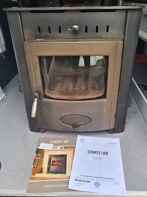 Aarrow Stratford BK560 Ecoboiler HE12 MultiFuel Stove Log Burner & Back Boiler. • £349.99