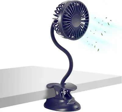 $42.86 • Buy Clip On Fan Usb Mini Fan Battery Operated Desk Fan With Emergency Power Bank, Ba
