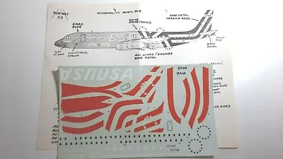 DC-8 ONA Bicentennial 1/144 Scale Decal And Instructions Used • $12.86