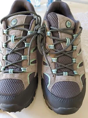 Merrell Womens Moab 2 Ventilator J06014 Gray Hiking Sneakers Size 11 NEVER WORN • $35