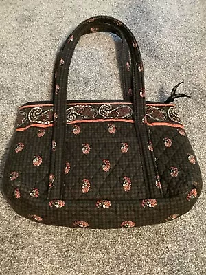 Vera Bradley Black And Brown Houndstooth Shoulder Bag • $15