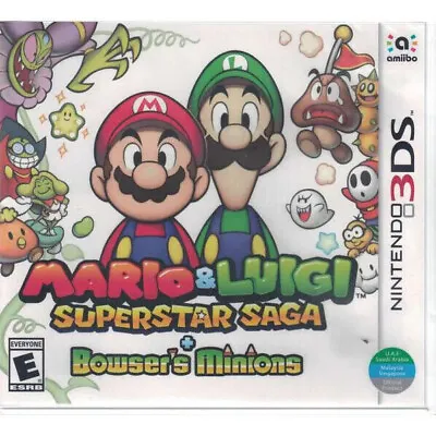 Mario & Luigi: Superstar Saga + Bowser's Minions - Nintendo 3DS Factory Sealed • $39.45