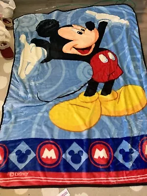 Mickey Mouse Rectangular Acrylic Blanket Queen Size (BRAND NEW) • $34.99