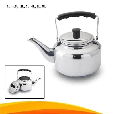 1 Liter Tea Pot Stainless Steel Quality Anti Rust Heat Resistant Cold Handle • $21.99