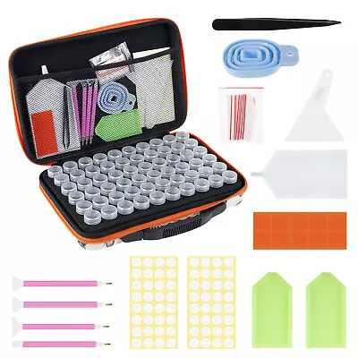 60Slots Diamond Painting Accessories Embroidery Storage Box Case-Nail Art Beads⌒ • £17.15