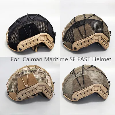 Tactical Hunting Helmet Cover Skin For FMA TMC Caiman Maritime SF FAST Helmet • £21.23