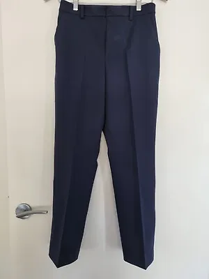 $20 • Buy Uniqlo Smart Ankle Pants Navy S 8 10 Work Office