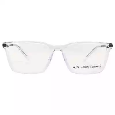 Armani Exchange Demo Rectangular Men's Eyeglasses AX3077 8333 54 AX3077 8333 54 • $43.99