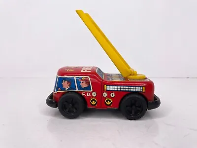 Vintage Friction Tin Toy Car Fire Truck Fire Dept F117 JAPAN • $8.16