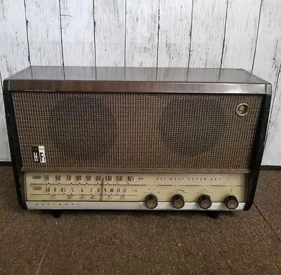 National AH-790 ALL WAVE SUPER-HET Vacuum Tube Radio MW/SW Working Japan F/S • $148