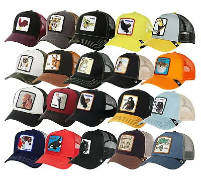 Goorin Bros Animal Farm Trucker Hat Snapback Mesh Cap Tiger Rooster Freedom Tuna • $34.60