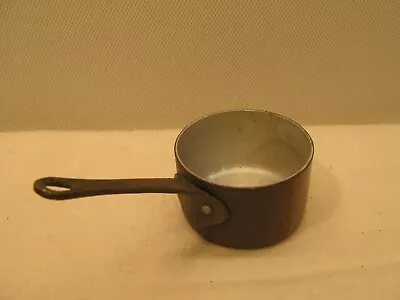 Vintage 3  Small Copper Pot W Brass Handle • $13.11