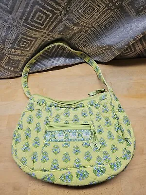 VERA BRADLEY Purse Retired Citrus Lime Elephant Pattern Shoulder Bag (AA6) • $8.35