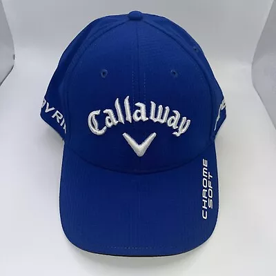 Mens Callaway Tour Authentic Golf Hat  Chrome Soft Apex Odyssey Epic Bright Blue • $14.99