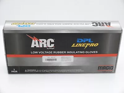 SIZE 10 Magid ARC DPL Linepro Low Voltage Rubber Insulating Gloves (Max 500V AC) • $19.43