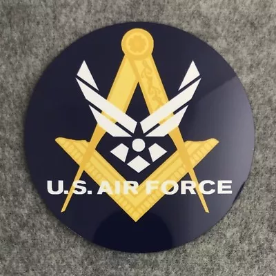 Masonic U.S. Air Force Car Auto Emblem (MAS-AF) • $5