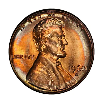 1960 D Lincoln Memorial Cent Choice BU 1c Brilliant Uncirculated OBW GEM • $6.99