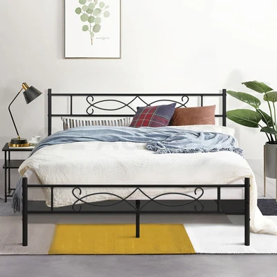 $145.95 • Buy Queen Bed Frame Base Platform Metal Mattress Foundation With Storage Headboard