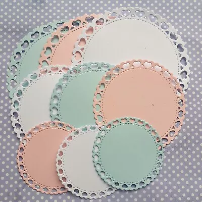 30 Circle Die Cut Shapes For Card Makingscrapbook Toppers Embellishments Etc  • £3.29