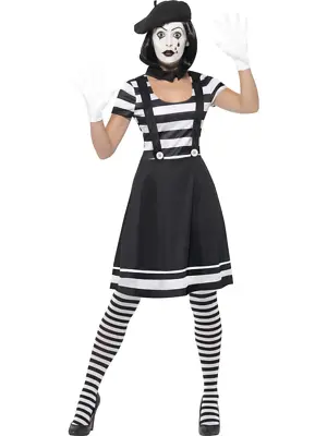 Lady Mime Artist Costume • £26.99