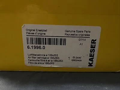 6.1996.0 Kaeser Air Intake Filter Element Replacement Part • $55