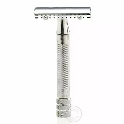 Merkur 15C Classic Open Comb Double Edge DE Chrome Safety Razor - Short Handle • £32.45