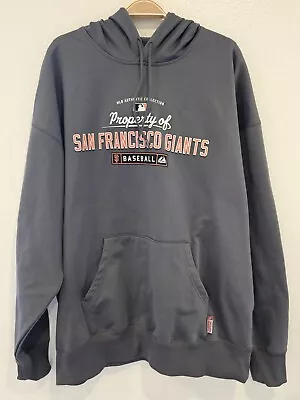 MLB Authentic Therma Base  Majestic Baseball Hoodie  SAN FRANCISCO GIANTS Sz 2XL • $29.99