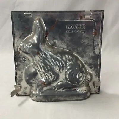 Vintage Metal Chocolate Bunny Rabbit Baking Mold Kaiser W Germany • $24.95