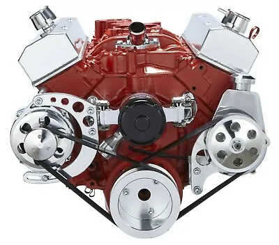 SBC Serpentine Kit Electric Water Pump 283 302 305 327 350 400 Small Block Chevy • $325