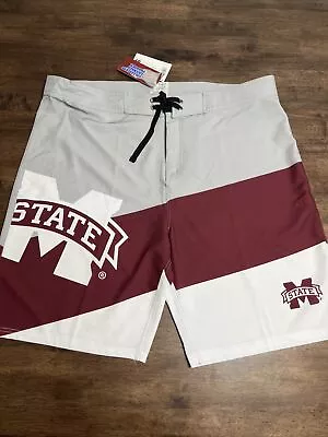 New! Mississippi State Bulldogs FOCO  Board Shorts Swim Trunks  Men’s 38 • $22.99