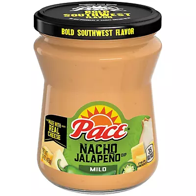 Pace Nacho Jalapeno Queso Dip Mild 15 Oz Jar • $6.60