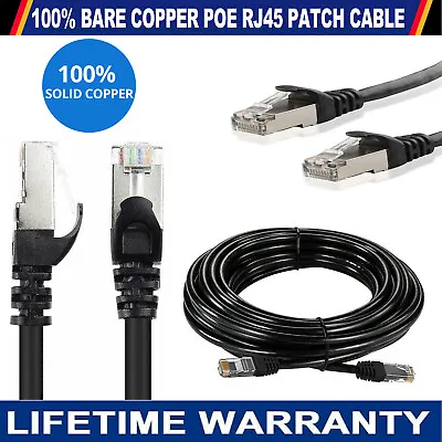 £2.95 • Buy External Outdoor Cat5e Utp Pe Network Rj45 Ethernet Patch Cable Cctv Poe Lot