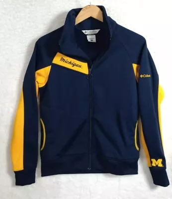 Columbia Sportswear Michigan Full Zip Jacket Blue & Yellow Women's Size Large  • $36