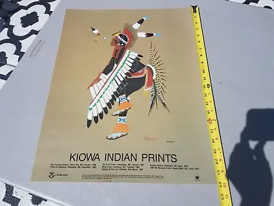 Stephen Mopope Kiowa Indian Print Eagle Dance 22 X 17 • $11.24