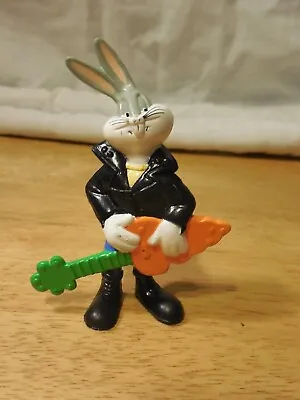 $12.99 • Buy Vintage Bugs Bunny Guitar PVC Figure 1994 Looney Tunes Rock Band Mexico WB 