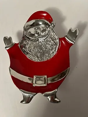 Mariposa Aluminum Santa Dish Made In Mexico • $24.50