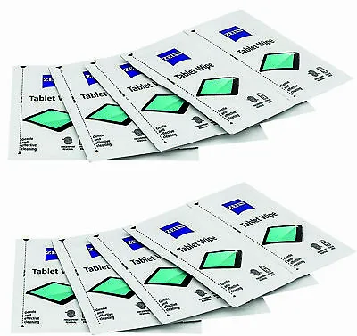 £2.25 • Buy 30x ZEISS Cleaning Tablet Wipes Alcohol Free Lens Laptop Camera LCD TV Screen 
