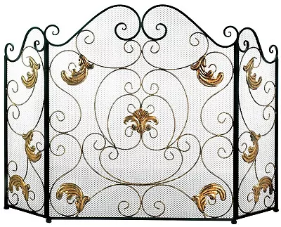 Striking Sophisticated  Fleur-de-lis  French Elegance Gate Design Screen ** Nib • $95.89