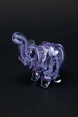 3  Collectible Lavender Elephant TOBACCO Glass Hand Smoking Pipe - Fast Shipping • $12.99