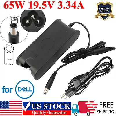 65W Charger For Dell Inspiron 1525 1526 1545 PA-12 AC Adapter Power Supply Cord • $9.95