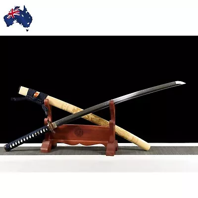 Australia Katana Golden Eagle T10 Clay Tempered Yellow Saya Samurai Sword • $829